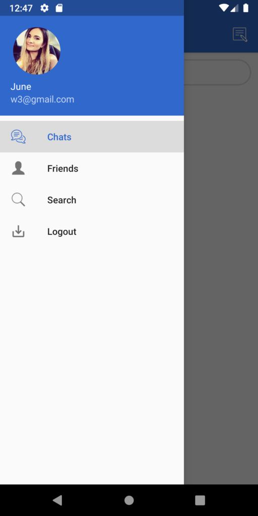 kotlin chat app template