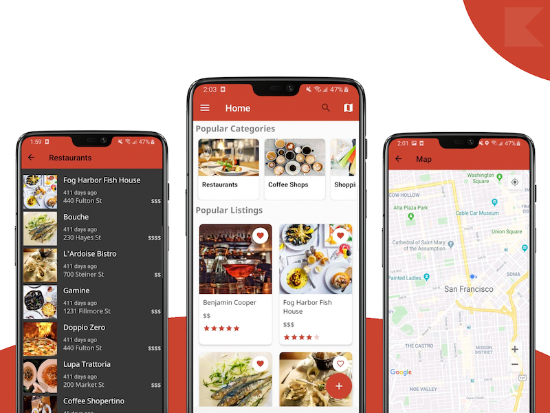 store locator android app template